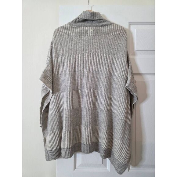 Barbour Grey Wool Poncho S - Picture 6 of 11